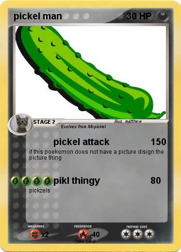 Pokemon pickel man