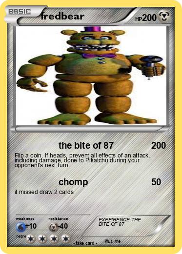 Pokemon fredbear