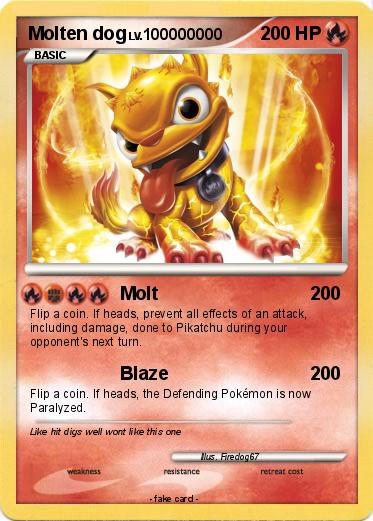 Pokemon Molten dog