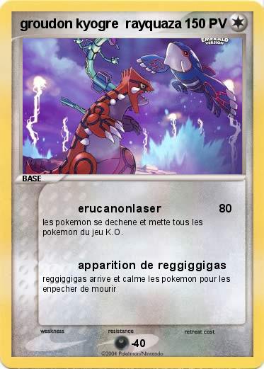 Pokemon groudon kyogre  rayquaza
