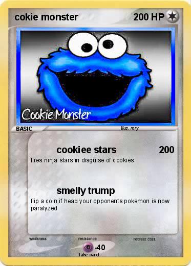 Pokemon cokie monster