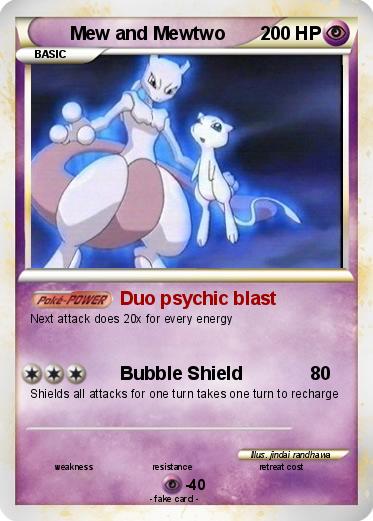 Pokemon Mew and Mewtwo