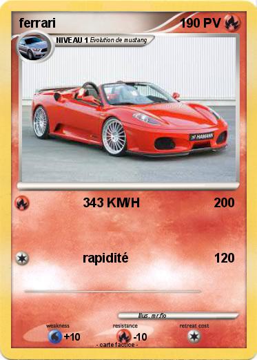 Pokemon ferrari