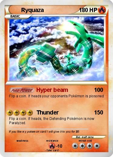 Pokemon Ryquaza