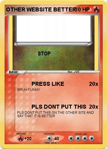 Pokemon OTHER WEBSITE BETTER
