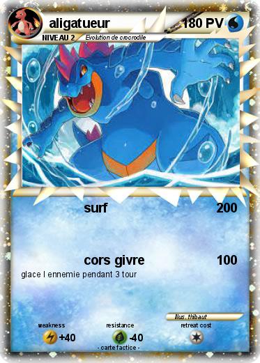 Pokemon aligatueur