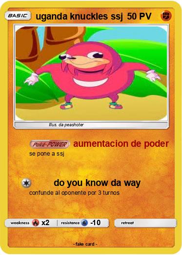 Pokemon uganda knuckles ssj