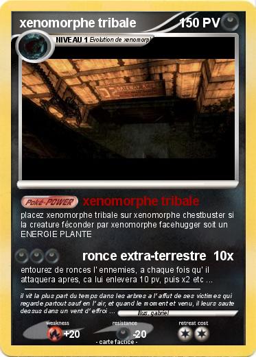 Pokemon xenomorphe tribale