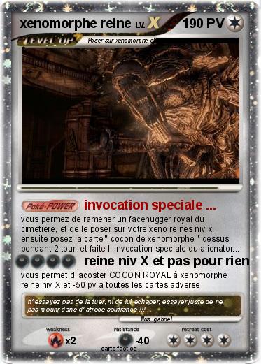 Pokemon xenomorphe reine