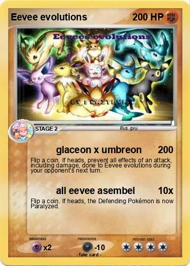 Pokemon Eevee evolutions