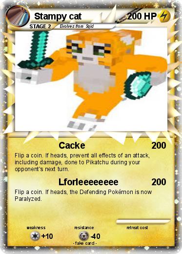 Pokemon Stampy cat