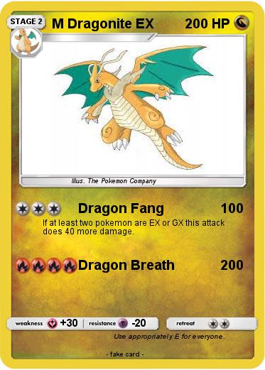 Pokemon M Dragonite EX