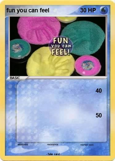 Pokemon fun you can feel