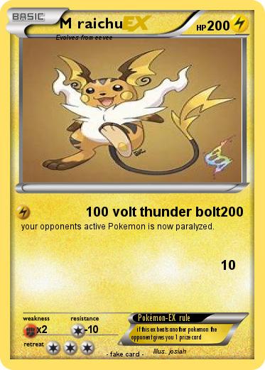 Pokemon M raichu