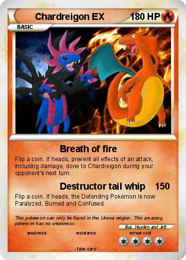 Pokemon Chardreigon EX