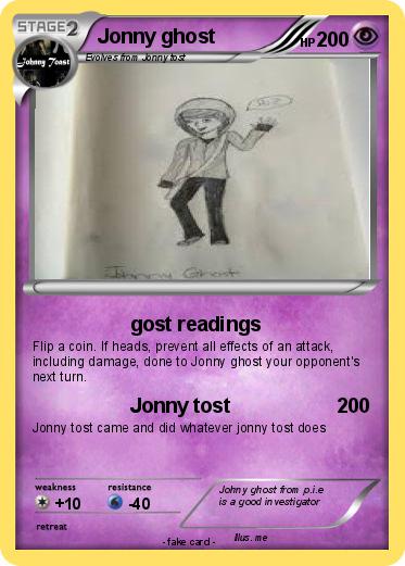 Pokemon Jonny ghost