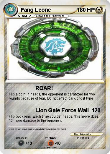 Pokemon Fang Leone
