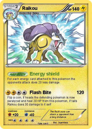 Pokemon Raikou