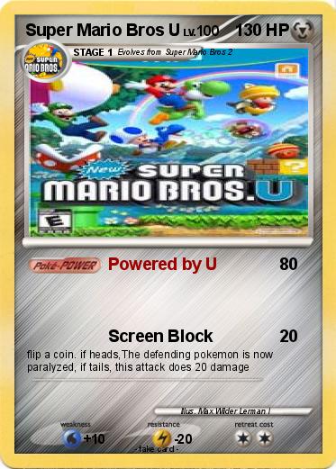 Pokemon Super Mario Bros U