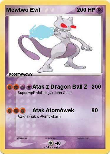 Pokemon Mewtwo Evil
