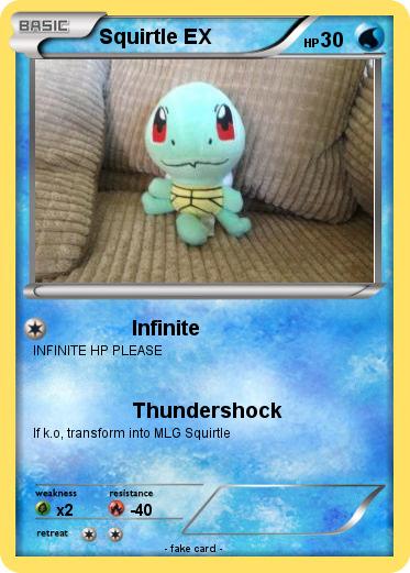 Pokemon Squirtle EX