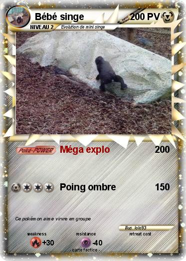 Pokemon Bébé singe