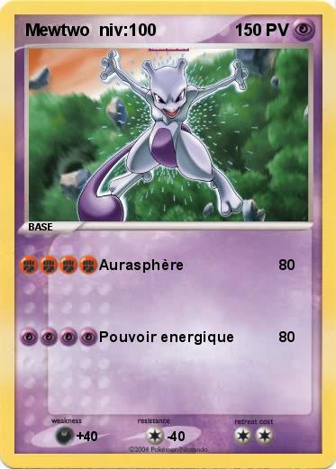 Pokemon Mewtwo  niv:100