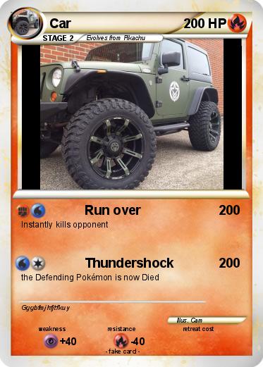 Pokemon Car