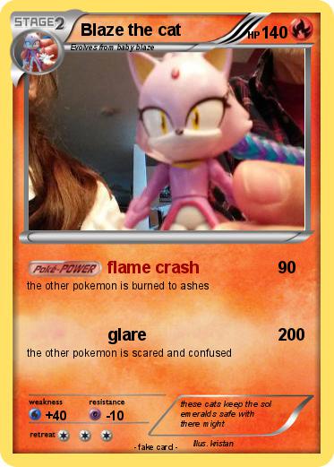 Pokemon Blaze the cat
