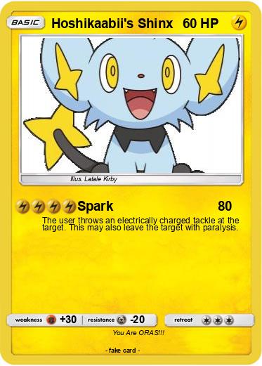 Pokemon Hoshikaabii's Shinx