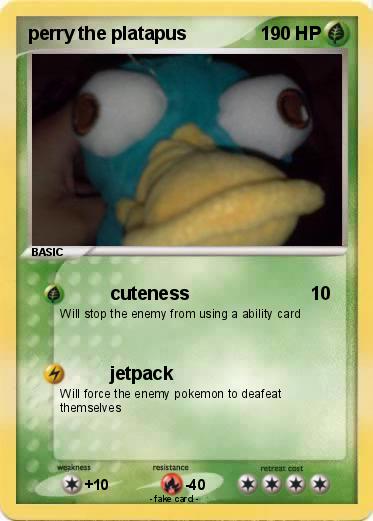 Pokemon perry the platapus