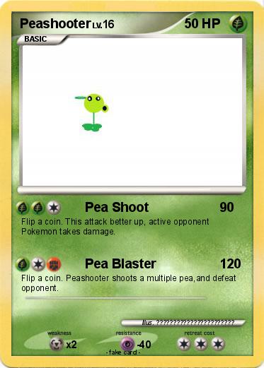 Pokemon Peashooter