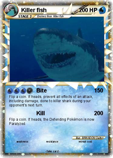 Pokemon Killer fish