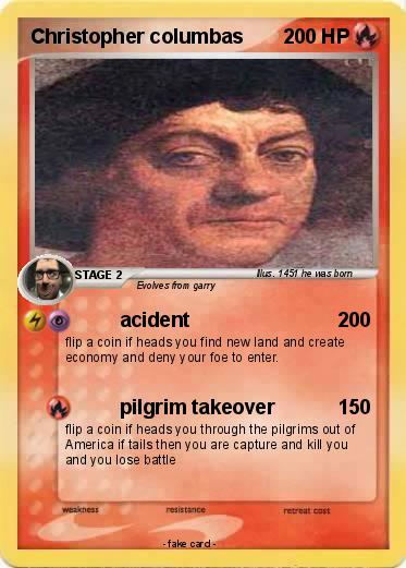 Pokemon Christopher columbas