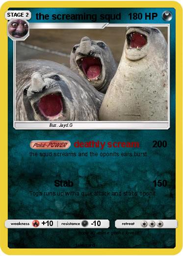 Pokemon the screaming squd