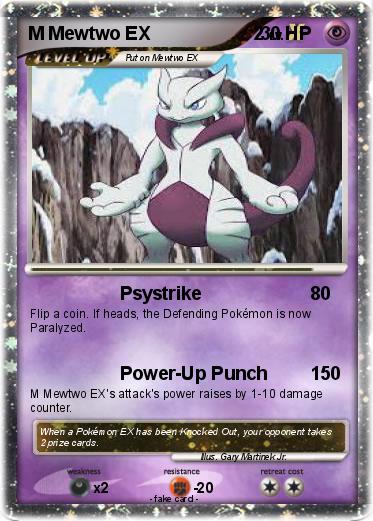 Pokemon M Mewtwo EX                    2