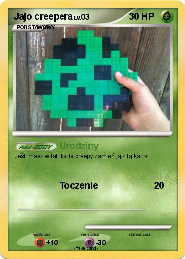 Pokemon Jajo creepera