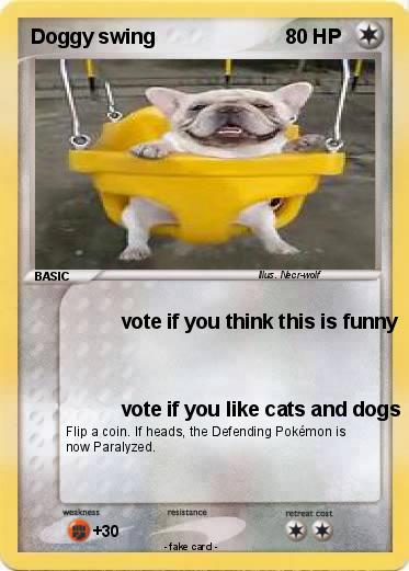 Pokemon Doggy swing