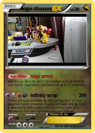 Pokemon lego thanos