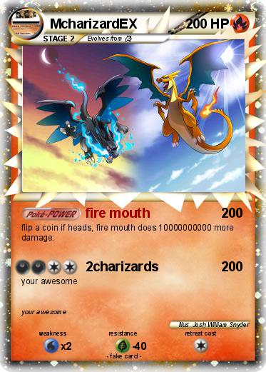 Pokemon McharizardEX