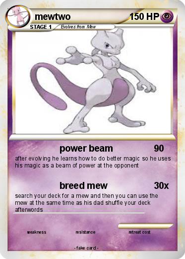Pokemon mewtwo