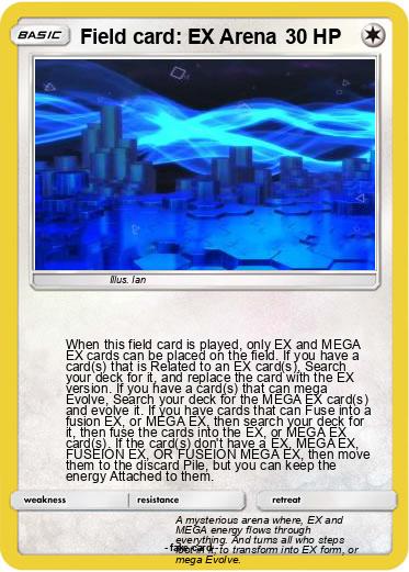 Pokemon Field card: EX Arena