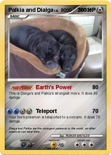 Pokemon Palkia and Dialga