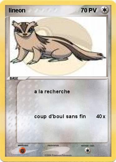 Pokemon lineon