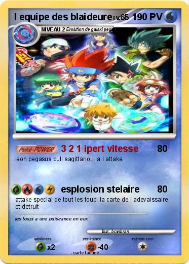 Pokemon l equipe des blaideure