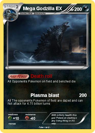 Pokemon Mega Godzilla EX