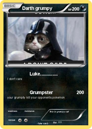 Pokemon Darth grumpy