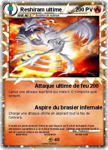 Pokemon Reshiram ultime