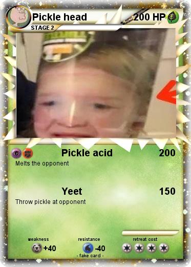 Pokemon Pickle head