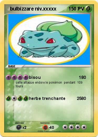 Pokemon   bulbizzare niv.xxxxx                                       